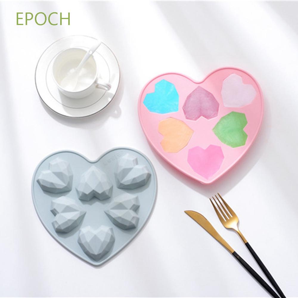EPOCH Khuôn Bánh Hình Trái Tim Bằng Silicon