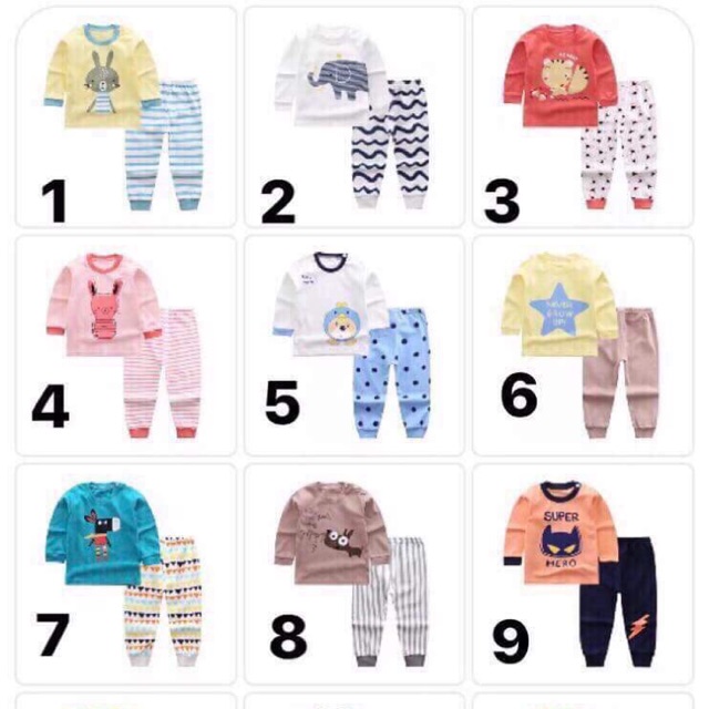  Combo 3 bộ quần áo