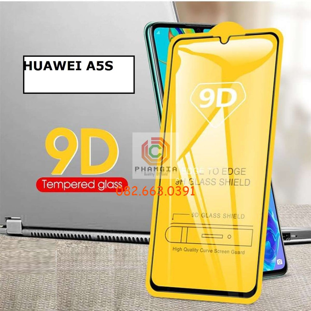 Kính cường lực Huawei A5s/Enjoy 9/ 20i full màn hình, full keo, siêu chuẩn