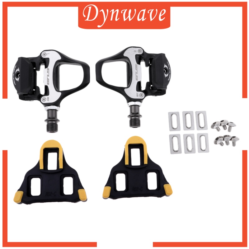 [DYNWAVE]Road Bike Self-Locking  RD2 Pedals Clipless Racing Bicycle Pedal with Cleats