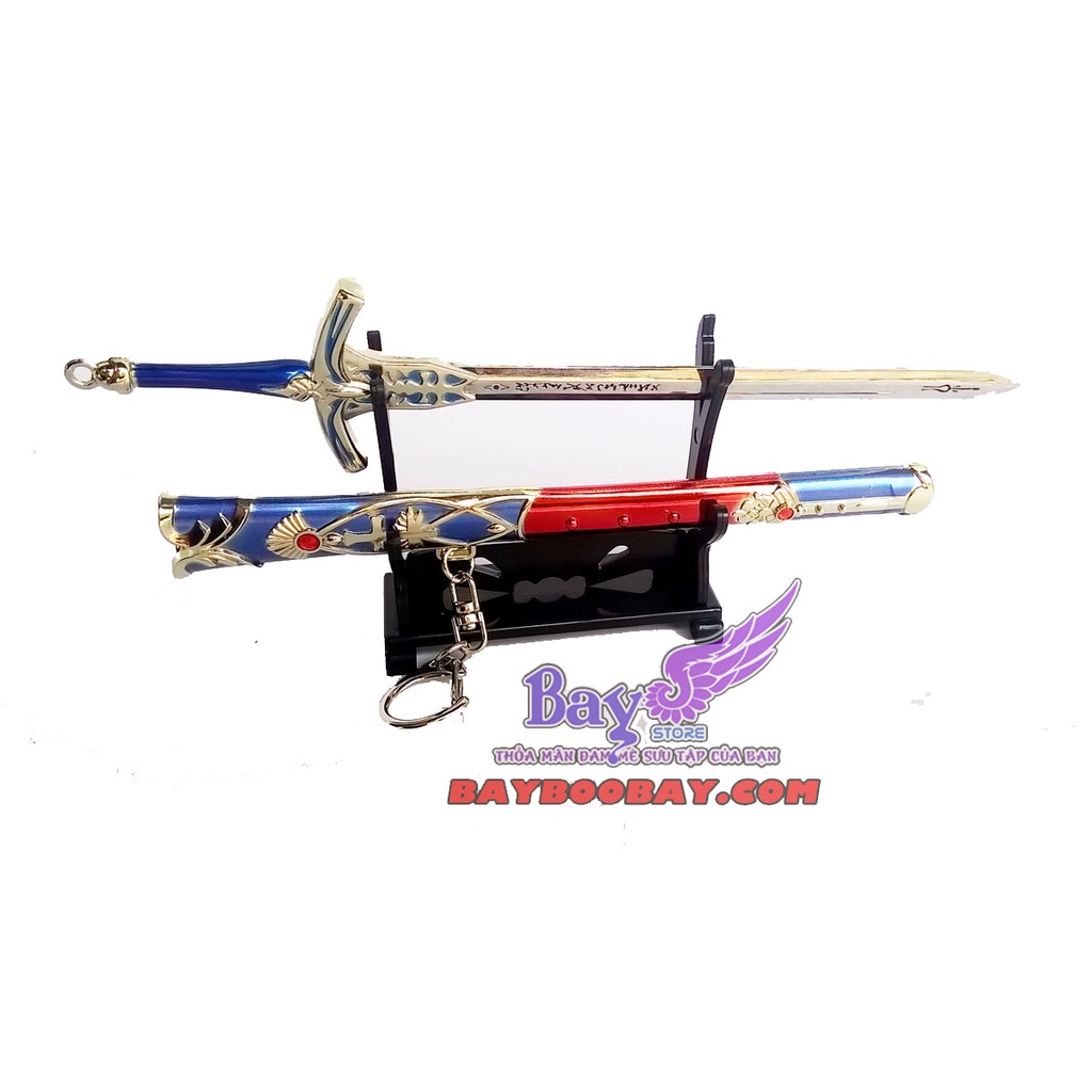 Mô hình Saber Caliburn đỏ xanh 23cm [tặng đế] | Baystore