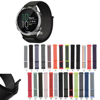 Dây đeo đồng hồ bằng nylon bện dành cho Garmin Forerunner 645 245 245M