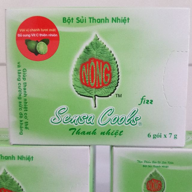 Bột sủi thanh nhiệt tăng sức đề kháng Sensa Cools (hộp 6 gói) - Đông Anh Pharmart