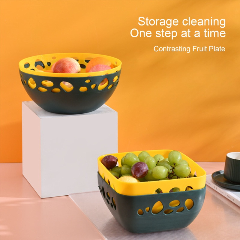Rổ Nhựa Đựng Trái Cây Phong Cách Bắc Âu