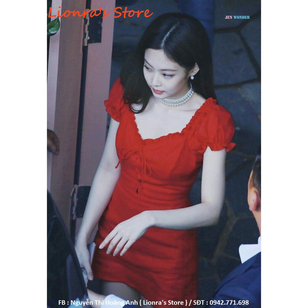 (CÓ SẴN) VÁY ĐỎ SIÊU XINH - JENNIE (BLACKPINK) KPOP | BigBuy360 - bigbuy360.vn