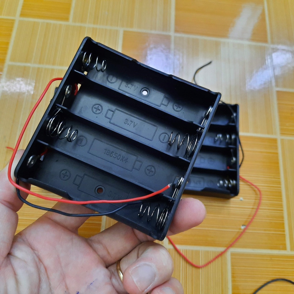 Đế ghép pin 18650 các loại 1/2/3/4 Pin mắc nối tiếp thành pin 1S 2S 3S 4S