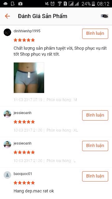 Hộp 4 quần sịp nam thông hơi cao cấp.