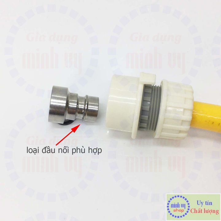 Đầu nối nhanh  dây cấp nước cho máy giặt thông dụng NNMG-Tr