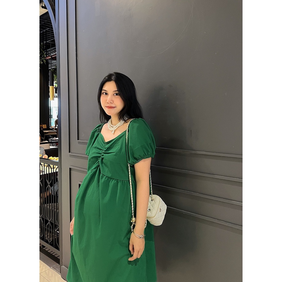 Yếm Bầu đen công sở dây chéo