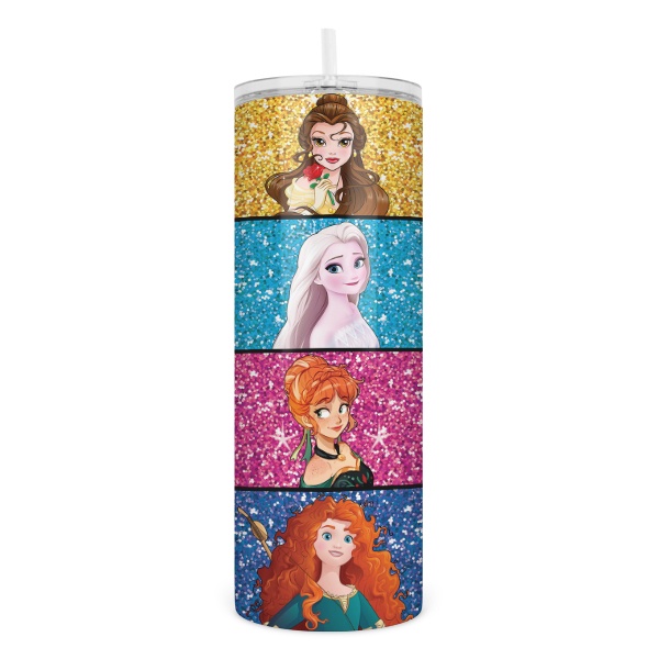 Bình Giữ Nhiệt Hình Công Chúa Disney - Tỉ Mỉ Studio - Mã 1407AT07