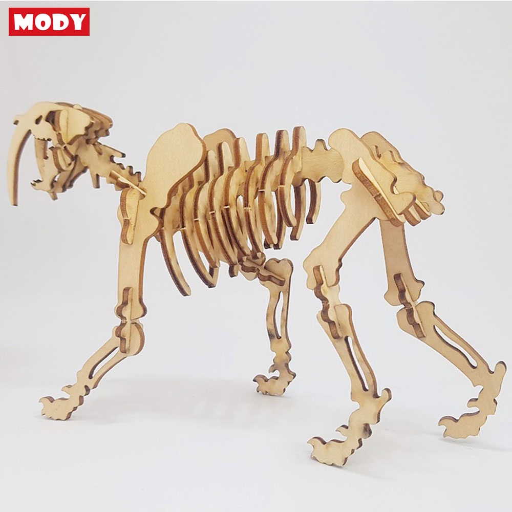 Mô hình lắp ráp 3D hóa thạch hổ răng kiếm Mody M32014