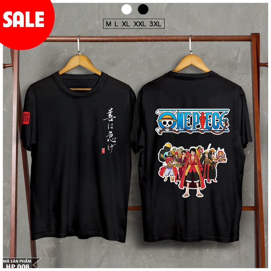 🔥Siêu Rẻ🔥Áo Luffy One Piece ngắn tay màu đen đẹp siêu ngầu giá rẻ nhất