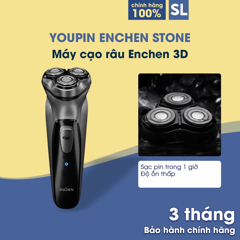 Máy Cạo Râu Xiaomi Youpin Enchen Black Stone 3D