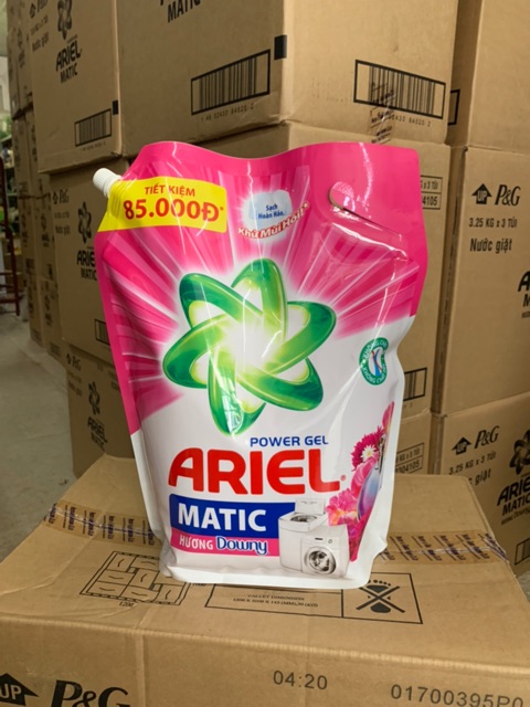 Nước Giặt Ariel Sạch Nhanh Túi 3.2kg và 3.5kg