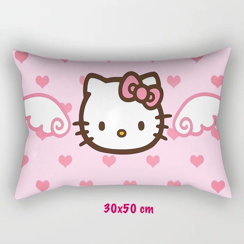 Gối nằm chữ nhật Hello Kitty cho bé 30x50 cm