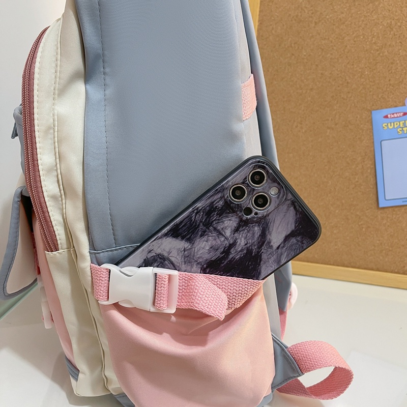 Balo Prettyzys sức chứa lớn 14 inch phong cách Hàn Quốc 2022 dành cho nữ