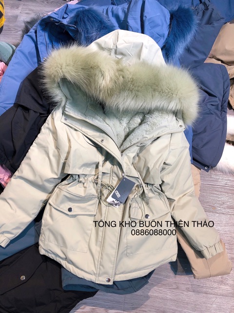 Áo phao lót lông rút eo ( KÈM VIDEO ẢNH THẬT CỦA SHOP ) | BigBuy360 - bigbuy360.vn