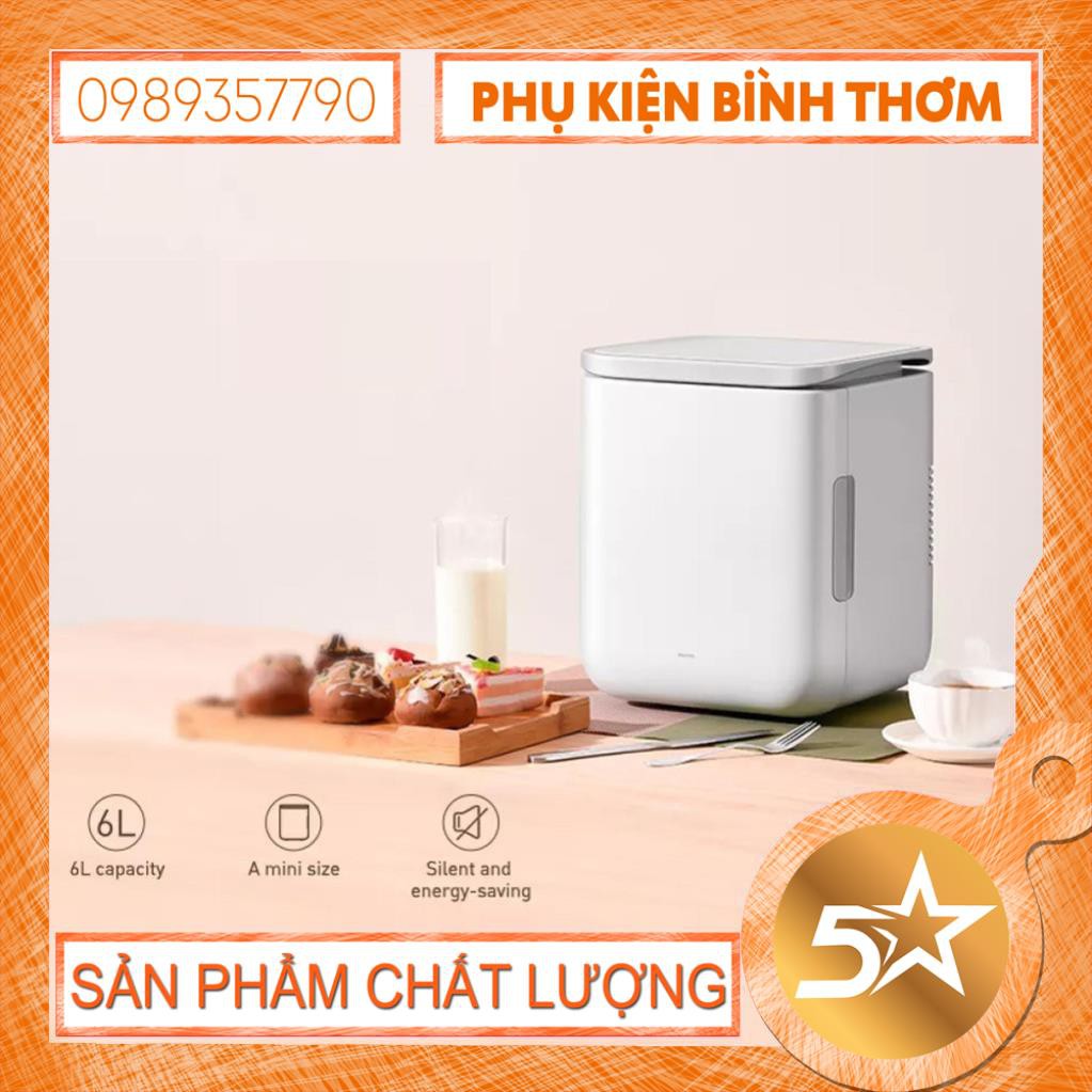 Tủ Lạnh Mini Baseus 6L Tủ Lạnh Đa Chức Năng Sưởi Ấm Và Làm Lạnh Với Dây Nguồn AC / DC Chính Hãng