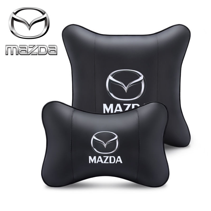 Gối Tựa Đầu Và Lưng Bằng Da Thoải Mái Cho Xe Hơi MAZDA