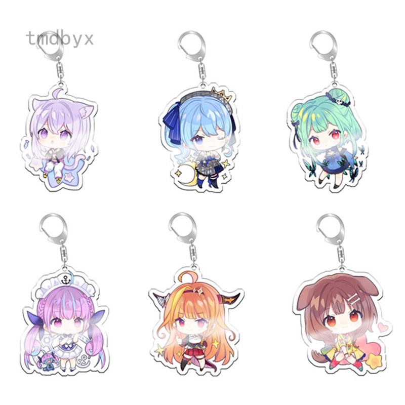 Tmdbyx Móc khóa bằng acrylic họa tiết hoạt hình Hololive Youtuber