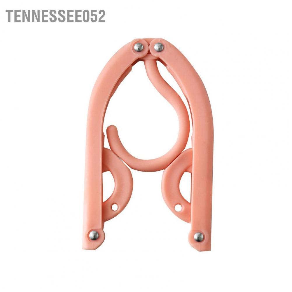 Tennessee052 Folding Hanger 3 Fold Design Rust Proof Portable Colored Hangers for Household Travelling Hotel