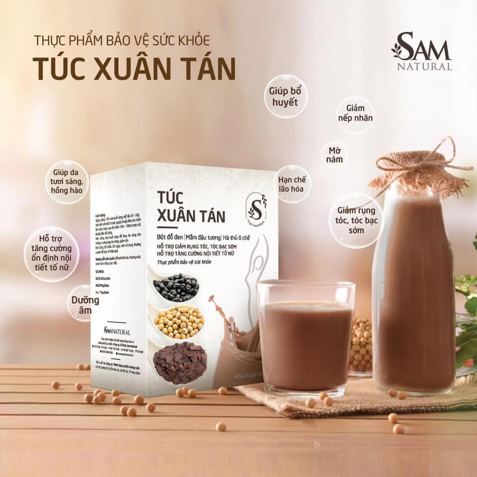 Túc Xuân Tán Samnatural - Hỗ trợ tăng cường nội tiết tố nữ