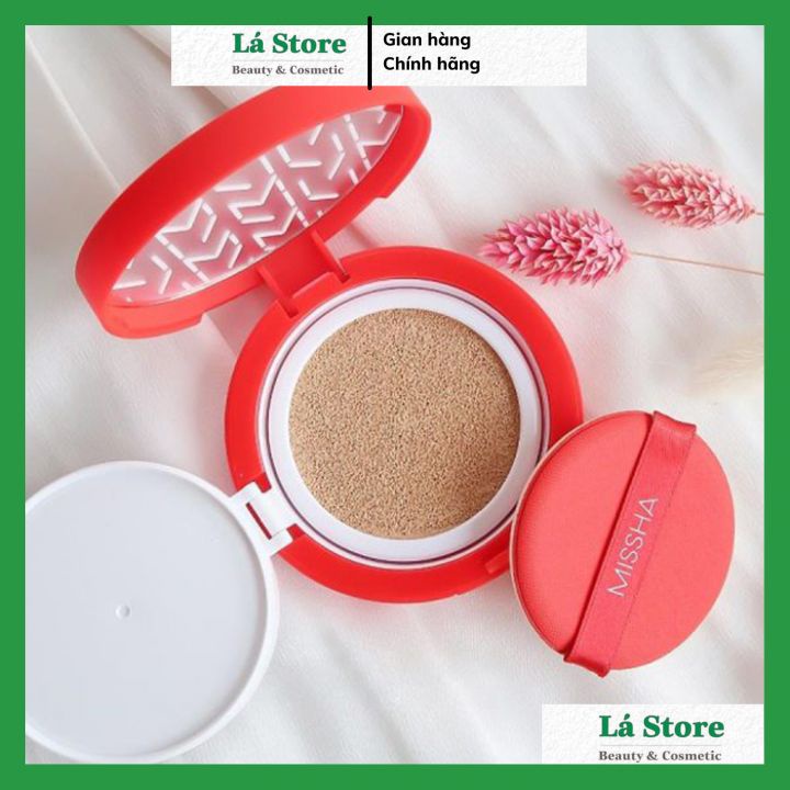 Phấn Nước Missha Đỏ Velvet Finish Cushion Mỏng Mịn, Che Phủ Cực Tốt