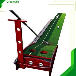 Thảm Tập Putting Golf Gỗ - Thảm Tập Putt Tại Nhà Tiện Lợi( tặng 5 bóng tập )