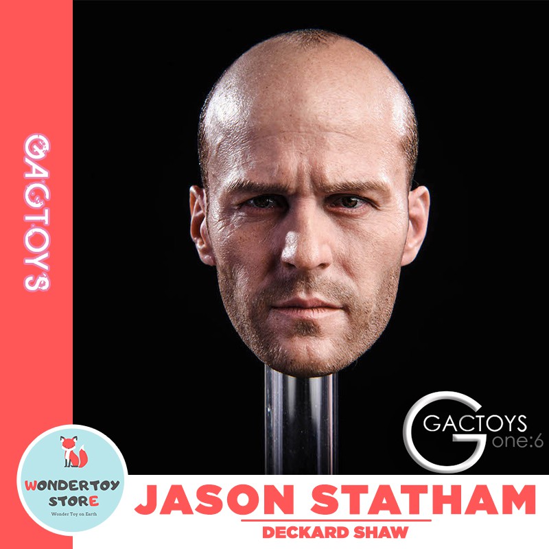 Mô hình đầu nam Jason Statham Head Male Frank Martin Phim Người Vận Chuyển tỉ lệ 1/6 - Chính hãng Gactoys