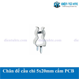 Đế cầu chì 5x20mm lắp pcb - bộ 20 cái