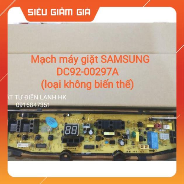 Bo mạch máy giặt SAMSUNG DC92-297A mẫu không biến thế broad 297A