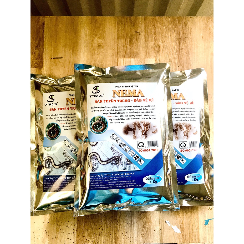 TKS NEMA: NẤM SĂN TUYẾN TRÙNG RỄ - Bảo Vệ Rễ Gói 1kg