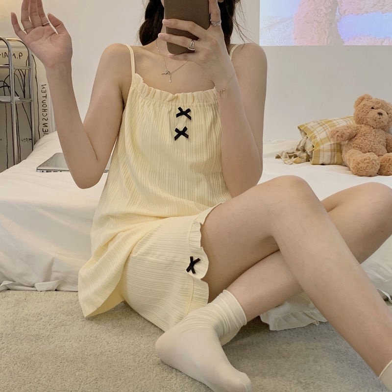 Bộ Đồ Ngủ Dáng Rộng Thời Trang Mùa Hè Ngọt Ngào Dành Cho Nữ