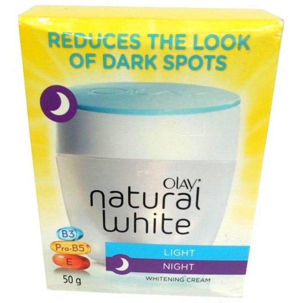 Kem dưỡng trắng da ban đêm Olay Natural White Light 50g