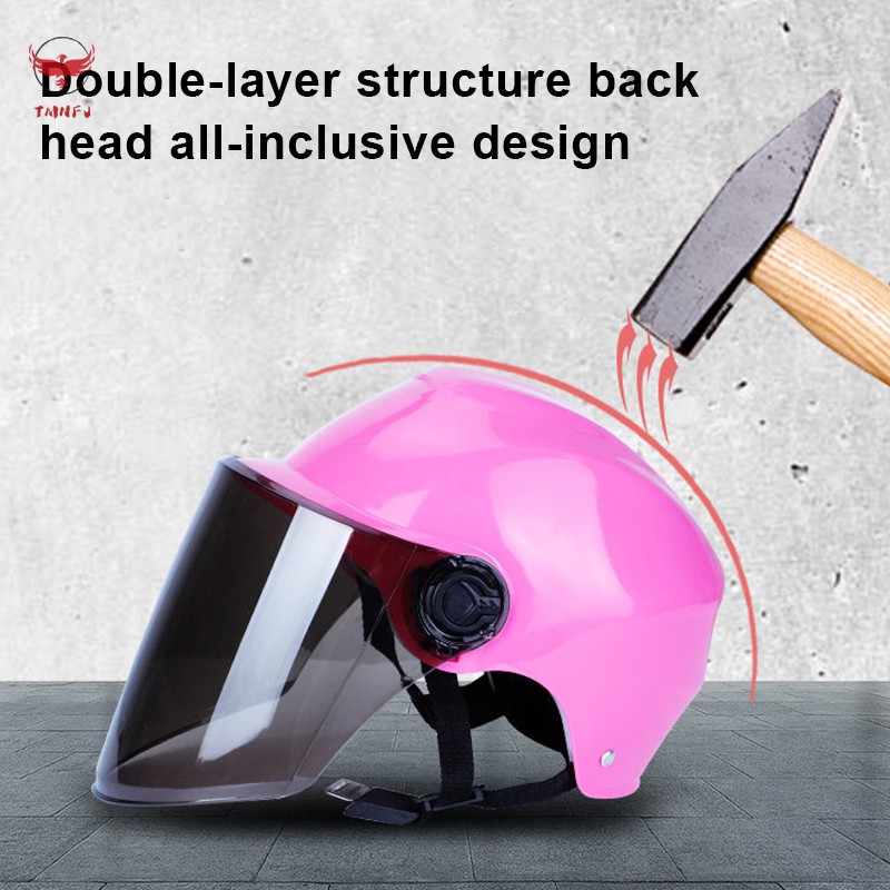 Nón Bảo Hiểm Có Kính Che Nắng Thoáng Khí Tmnfj