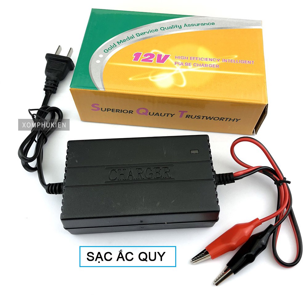 Sạc Ắc Quy 12V 1.5A Cho Xe Máy