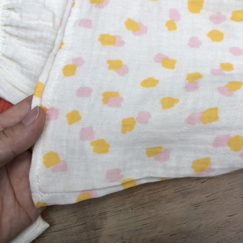 Bộ 2 dây vải xô muslin cho bé gái