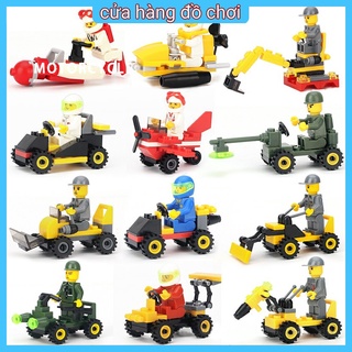 Bộ đồ chơi lắp ráp mô hình mini dành cho bé