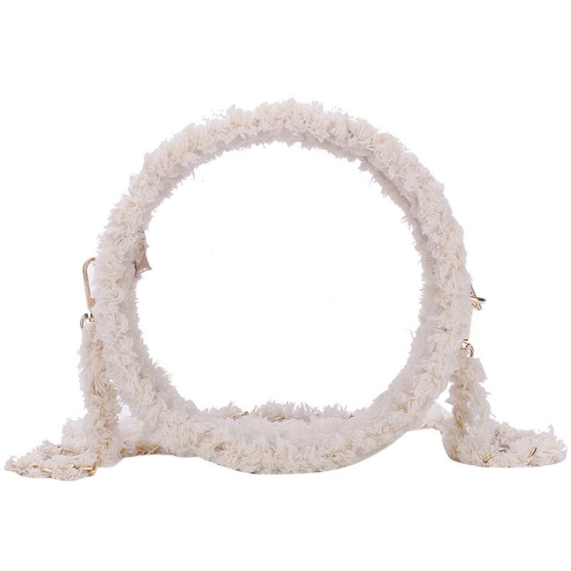 [ FREESHIP 50K ] Phụ kiện đan handmade, túi xách mica có khóa kéo (Có hướng dẫn đan)