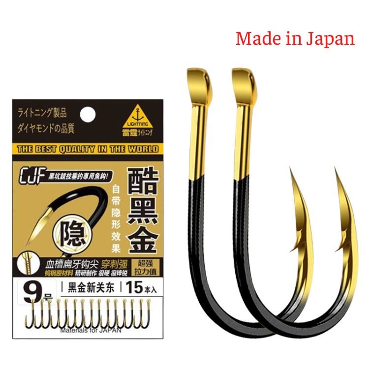 Lưỡi câu cá CJ Seiko Nhật Bản ( Vỉ 15 Chiếc ) Cao Cấp Chuyên Câu Đài, Câu Đơn LC-9