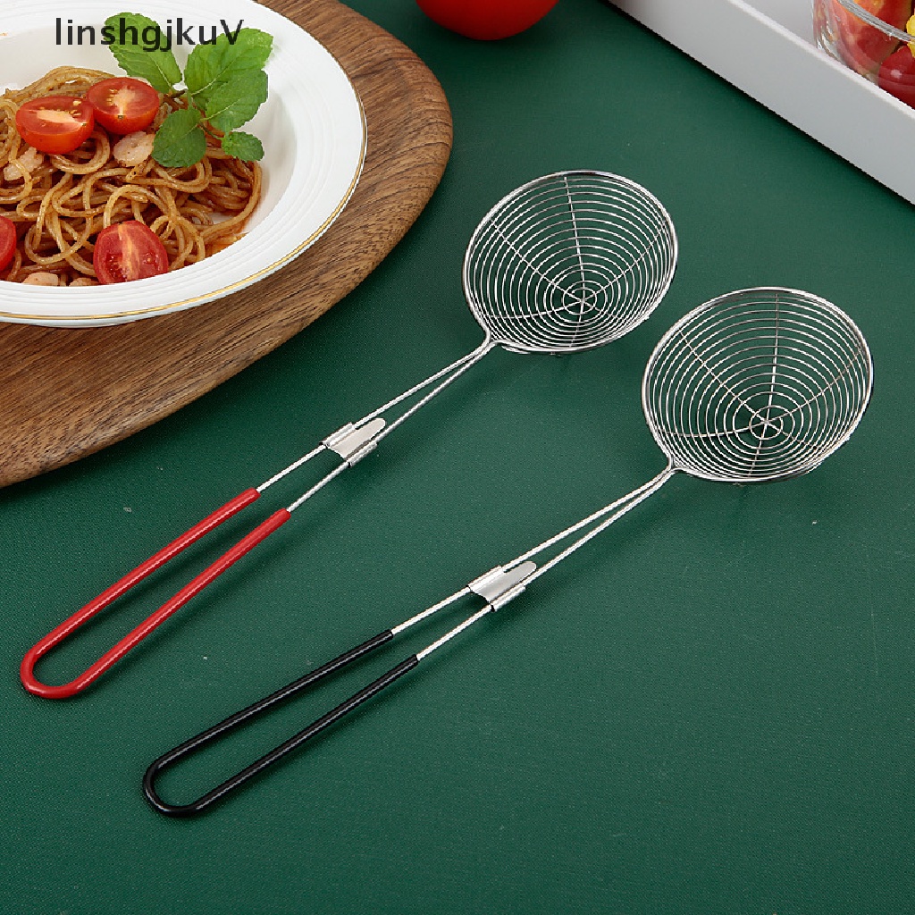 Rây Lọc Bằng Thép Không Gỉ Có Tay Cầm Tiện Dụng Cho Nhà Bếp