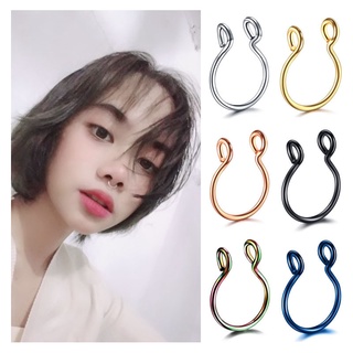 Khuyên mũi dạng vòng 20gauge kiểu dáng thời trang 