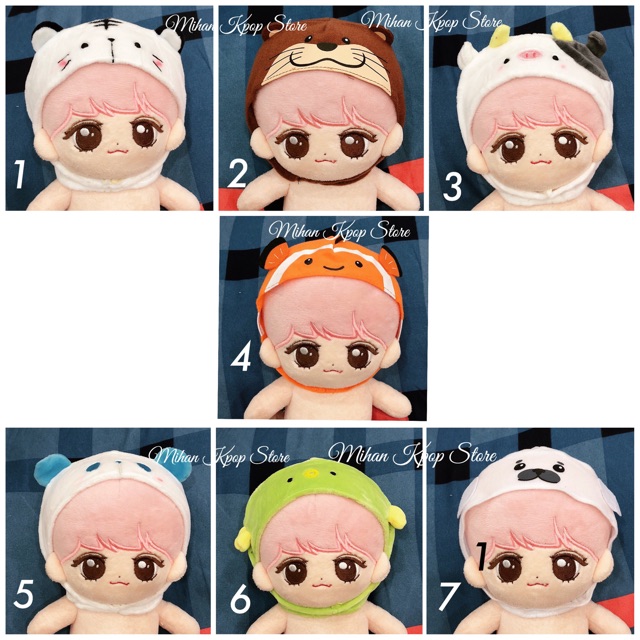 Mũ cho doll 20cm
