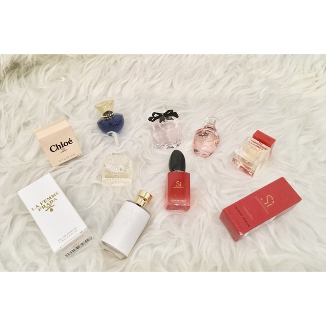 Tách sét nước hoa mini các loại