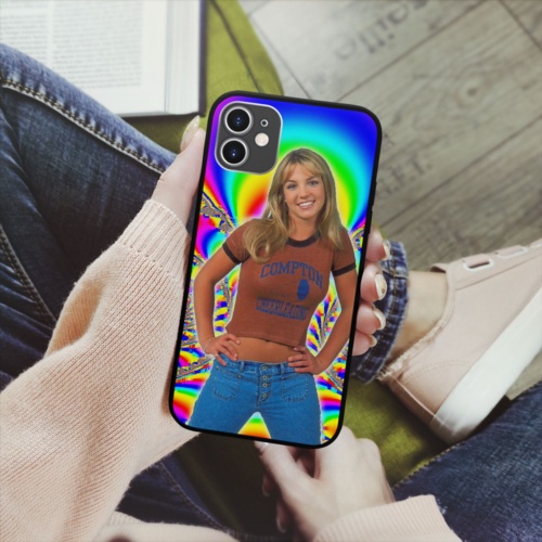 Ốp lưng iphone SAMSUNG pop princess wear brown T-shirt collage art minimalism cho nữ  cho các dòng iPhone PAP20210830