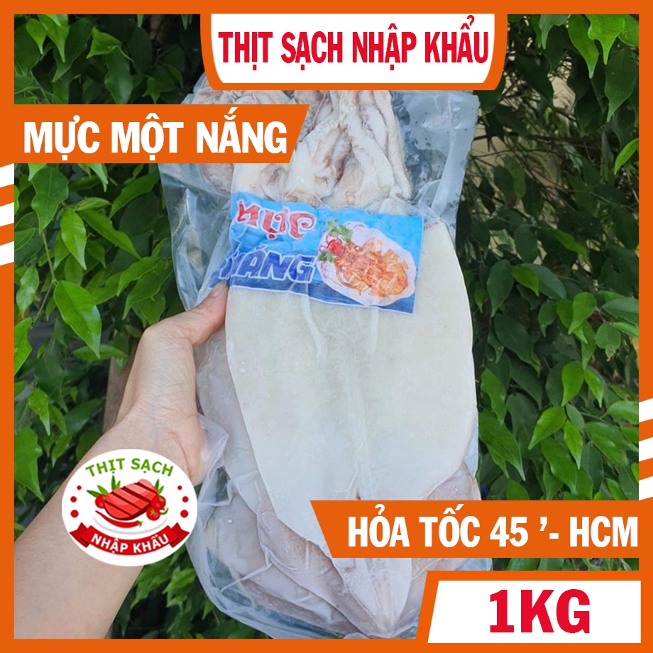 HỎA TỐC - HCM  Mực một nắng - Loại lớn  1kg đủ  , Thịt ngọt , thơm ngon