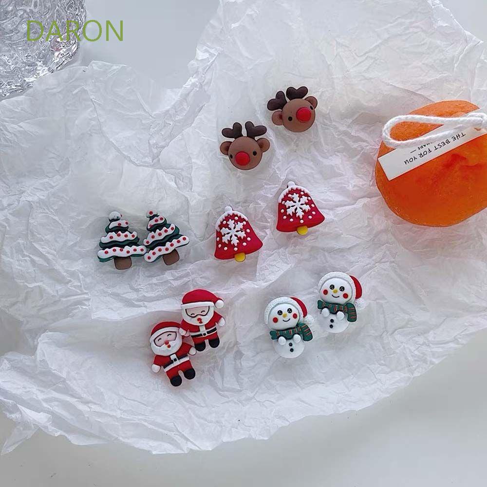 Bông tai hình ông già noel/ tuần lộc/ cây thông dễ thương phong cách Hàn Quốc cho nữ