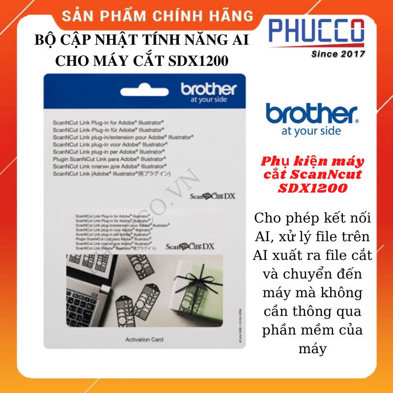 [Chính hãng Brother] Bộ cập nhật tính năng kết nối AI (Phụ kiện cho máy cắt ScanNCut SDX1200)