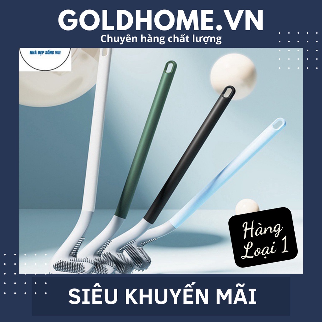 💥Mẫu Mới💥Chổi Cọ Nhà Vệ Sinh, Cây Cọ Toilet Bồn Cầu Bằng SiliCon, Chổi Cọ Toilet