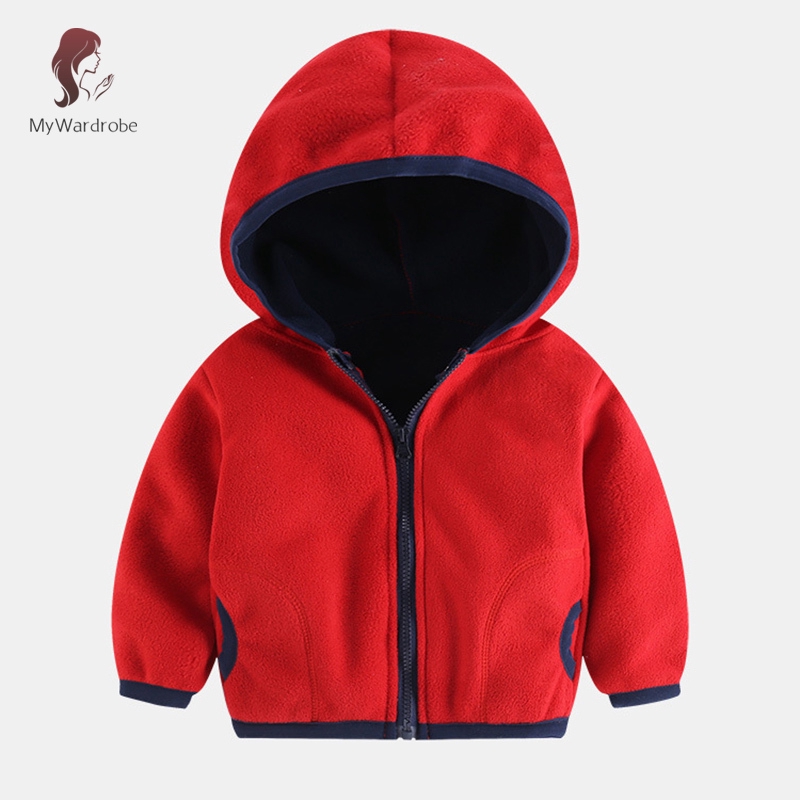 Áo Khoác Hoodie Khóa Kéo Thời Trang Thu Đông Cho Bé